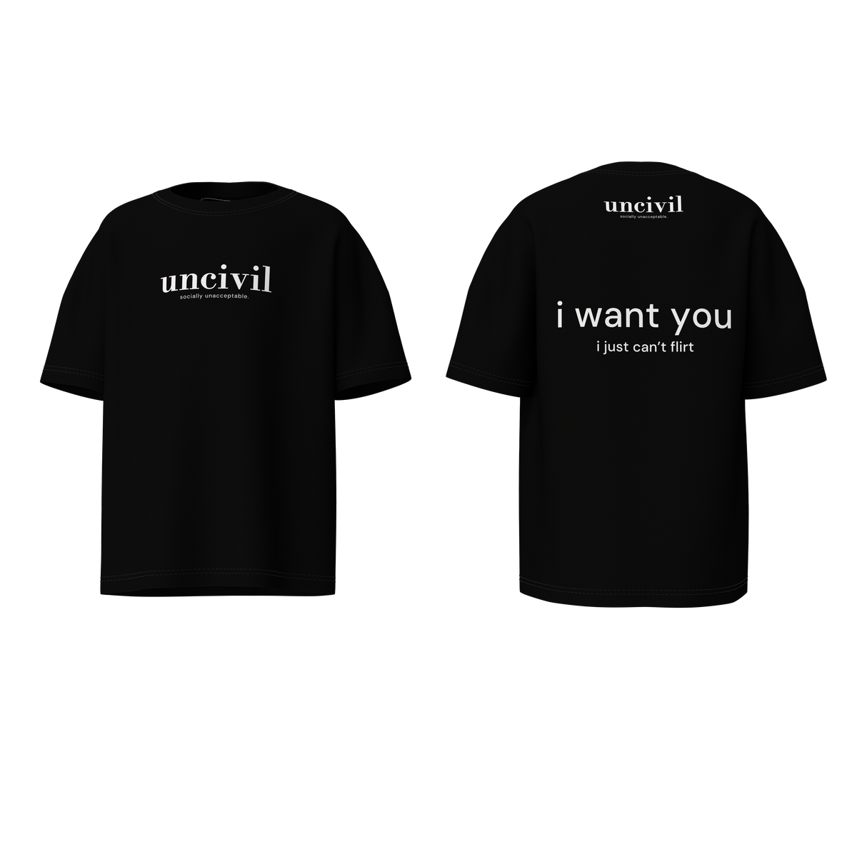 can’t flirt — shirt