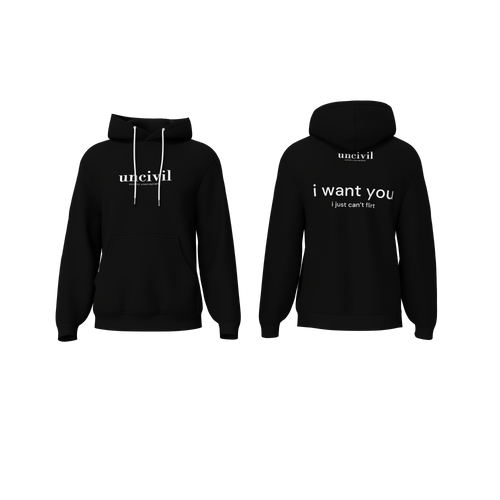 can’t flirt — hoodie
