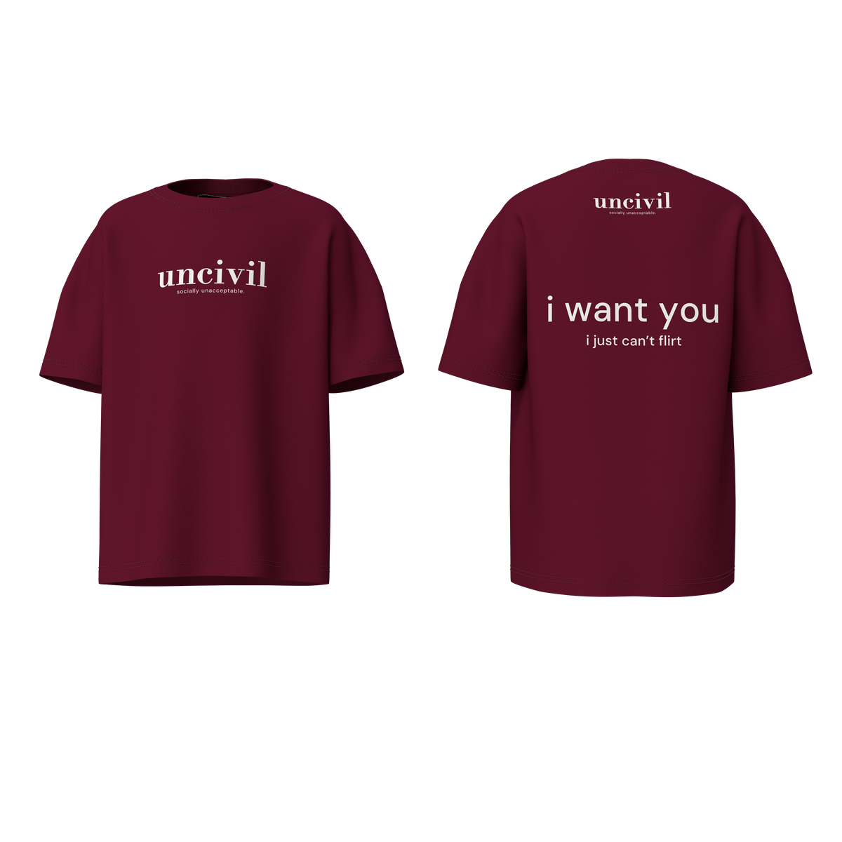 can’t flirt — shirt