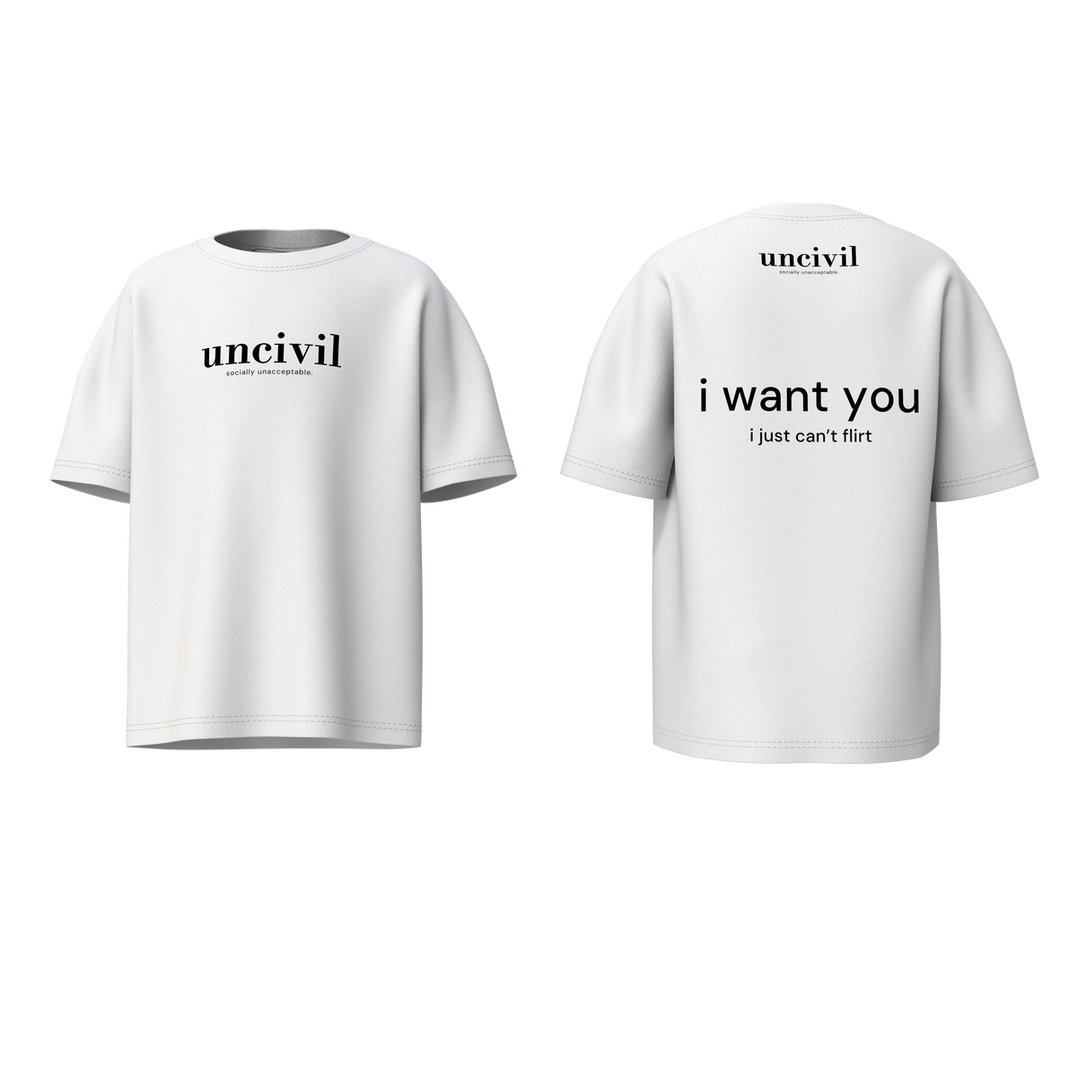 can’t flirt — shirt