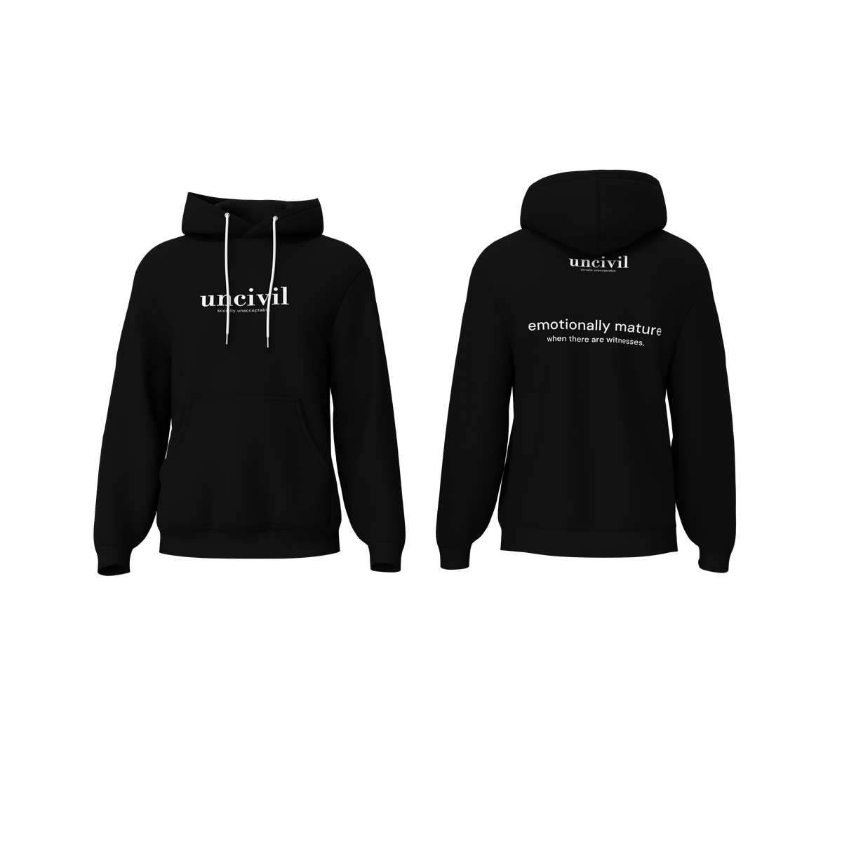 emotionally mature — hoodie