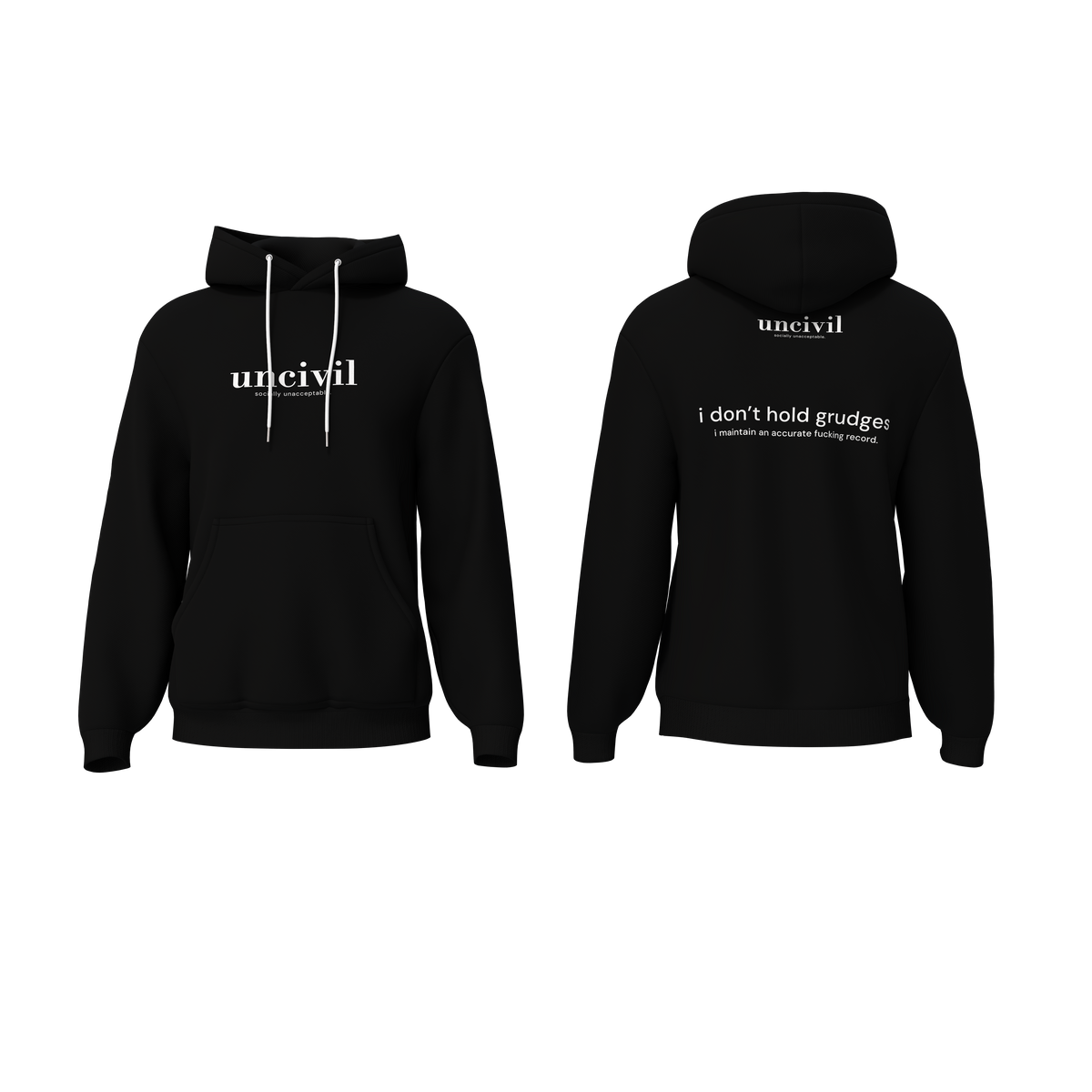 i don’t hold grudges — hoodie
