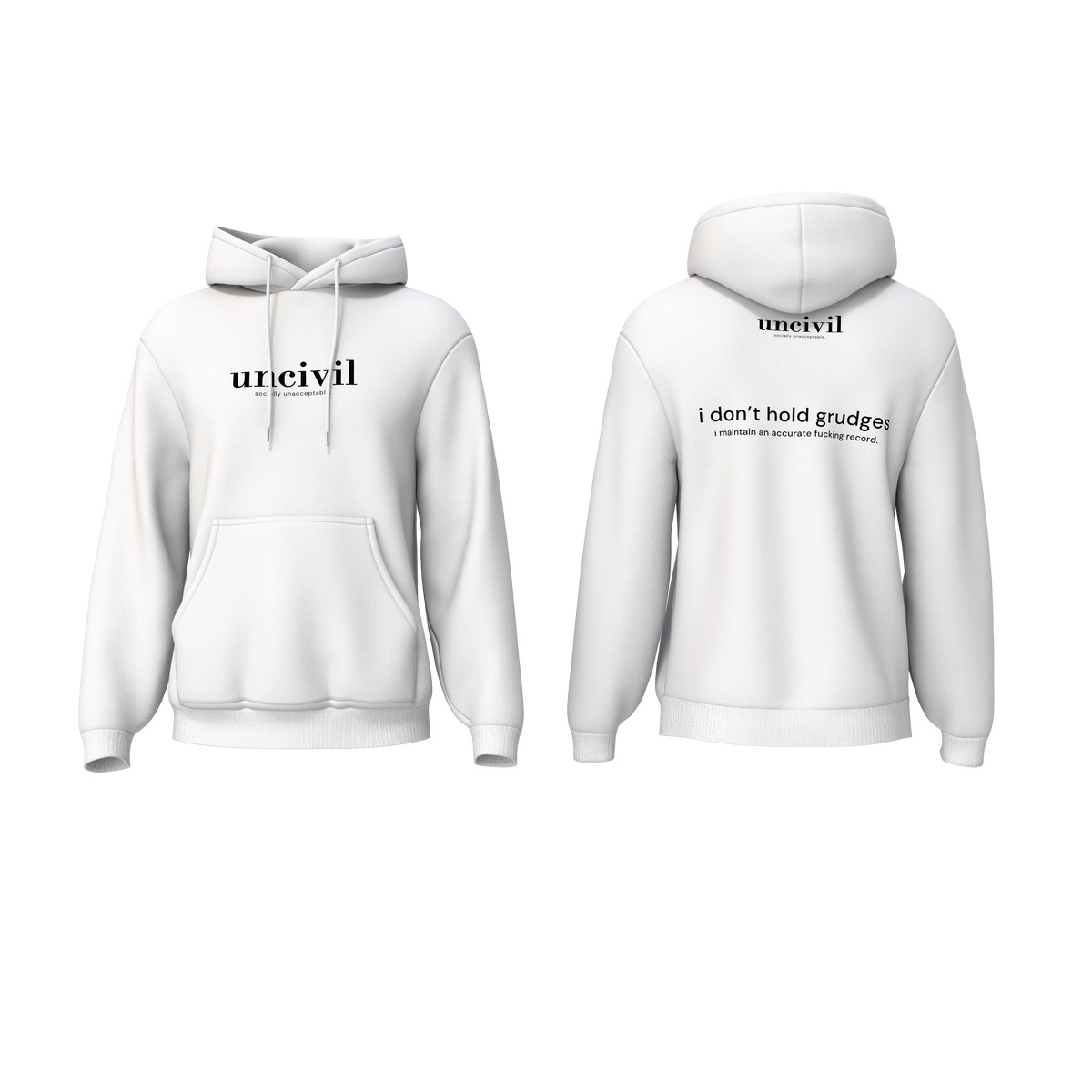 i don’t hold grudges — hoodie