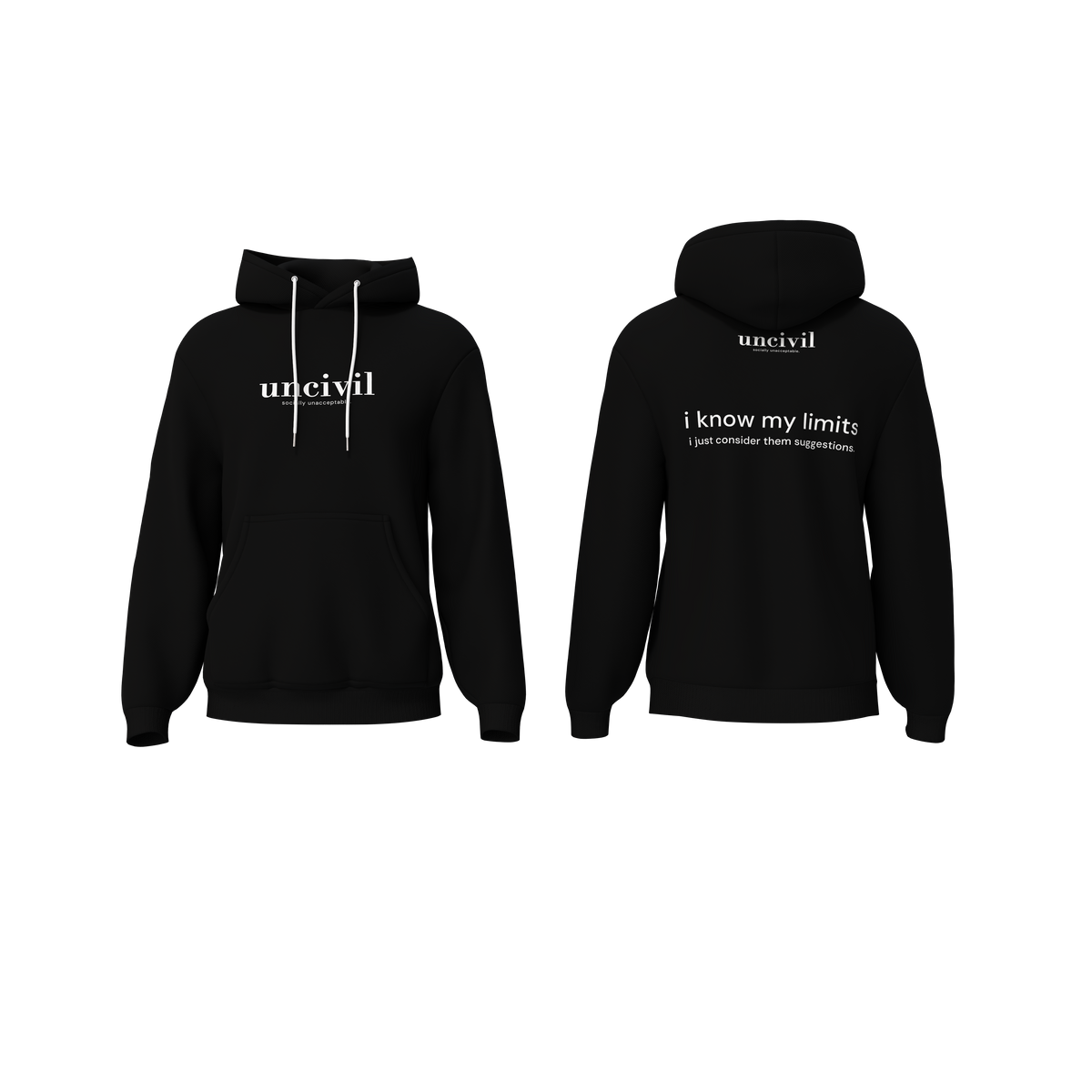 i know my limits — hoodie