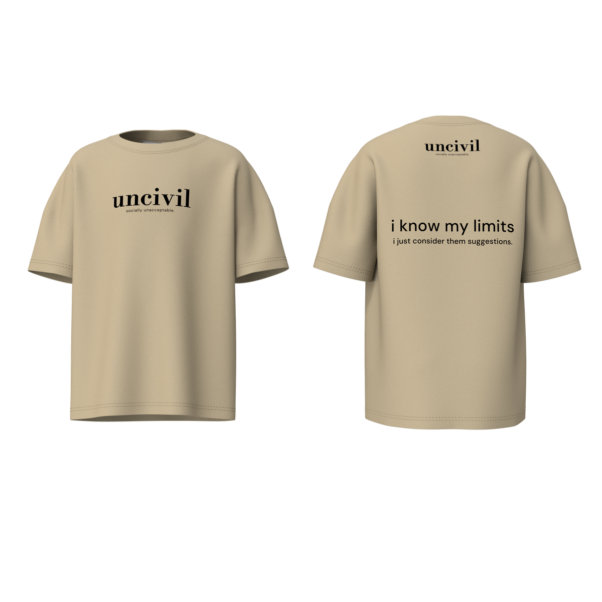 i know my limits — shirt