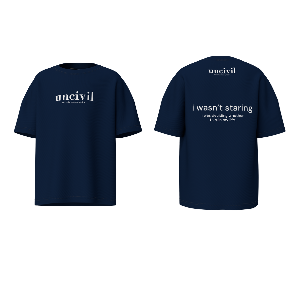 i wasn’t staring — shirt