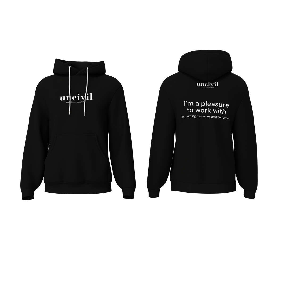 i’m a pleasure to work with — hoodie