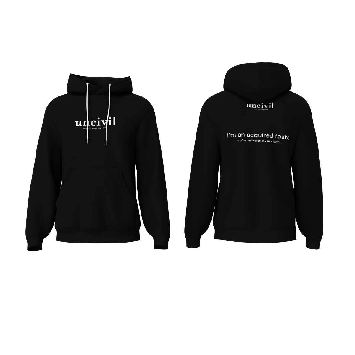 i’m an acquired taste — hoodie