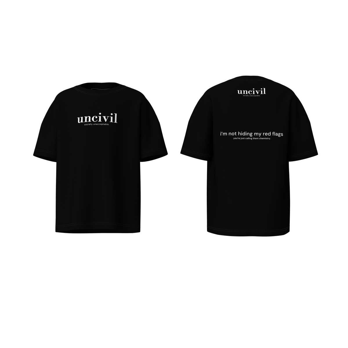 i’m not hiding my red flags — shirt