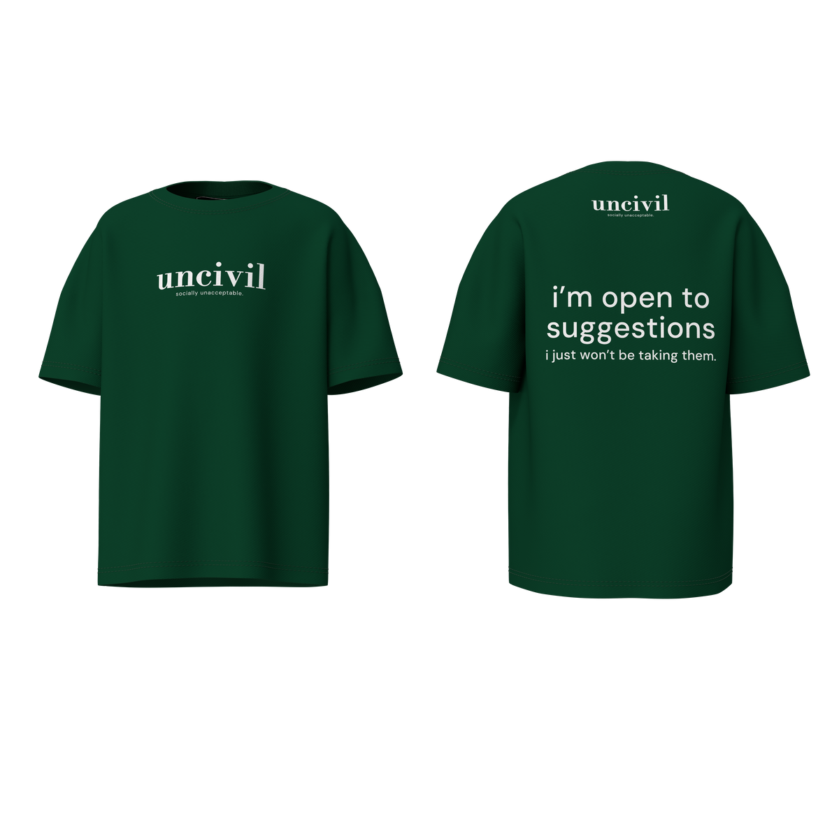 i’m open to suggestions — shirt