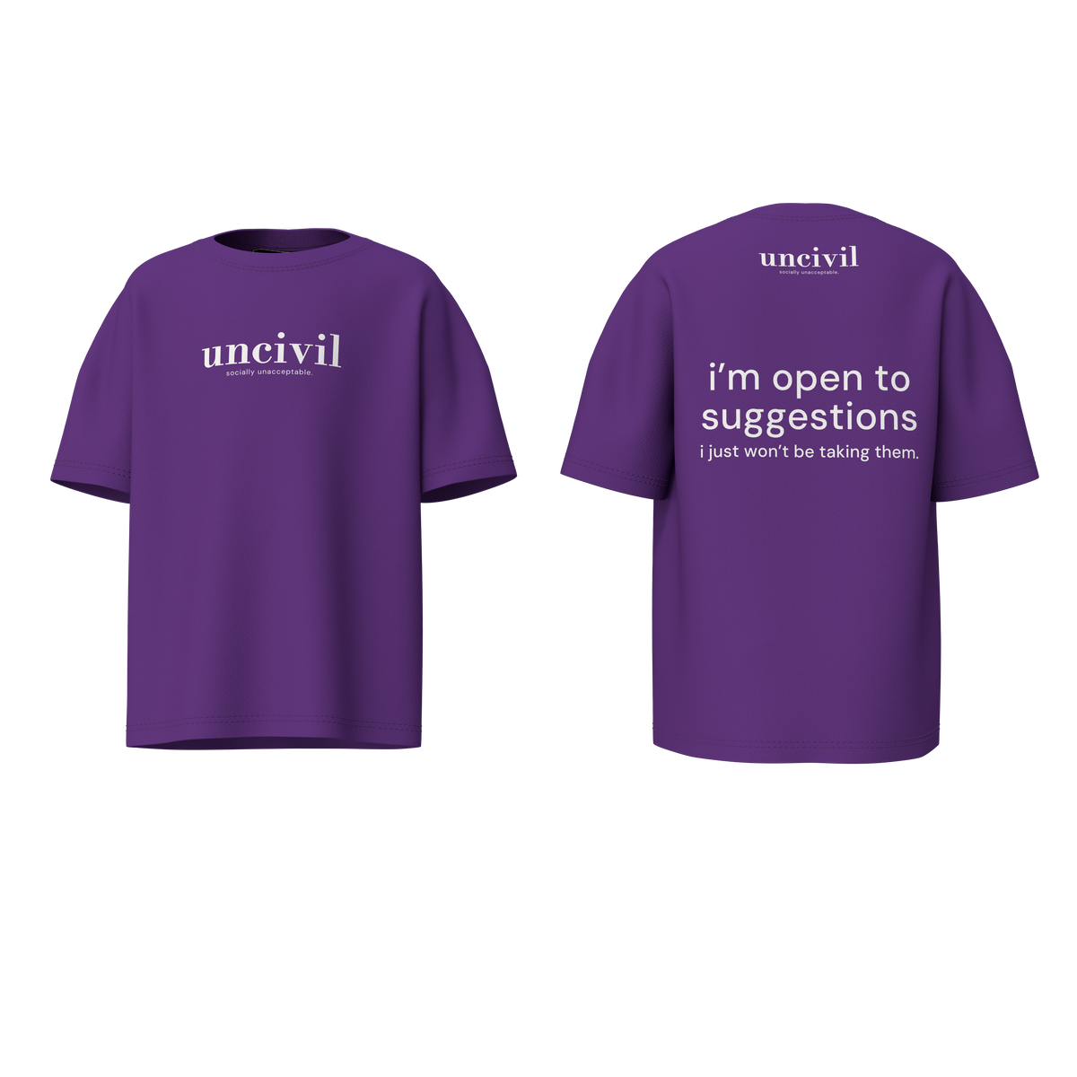 i’m open to suggestions — shirt