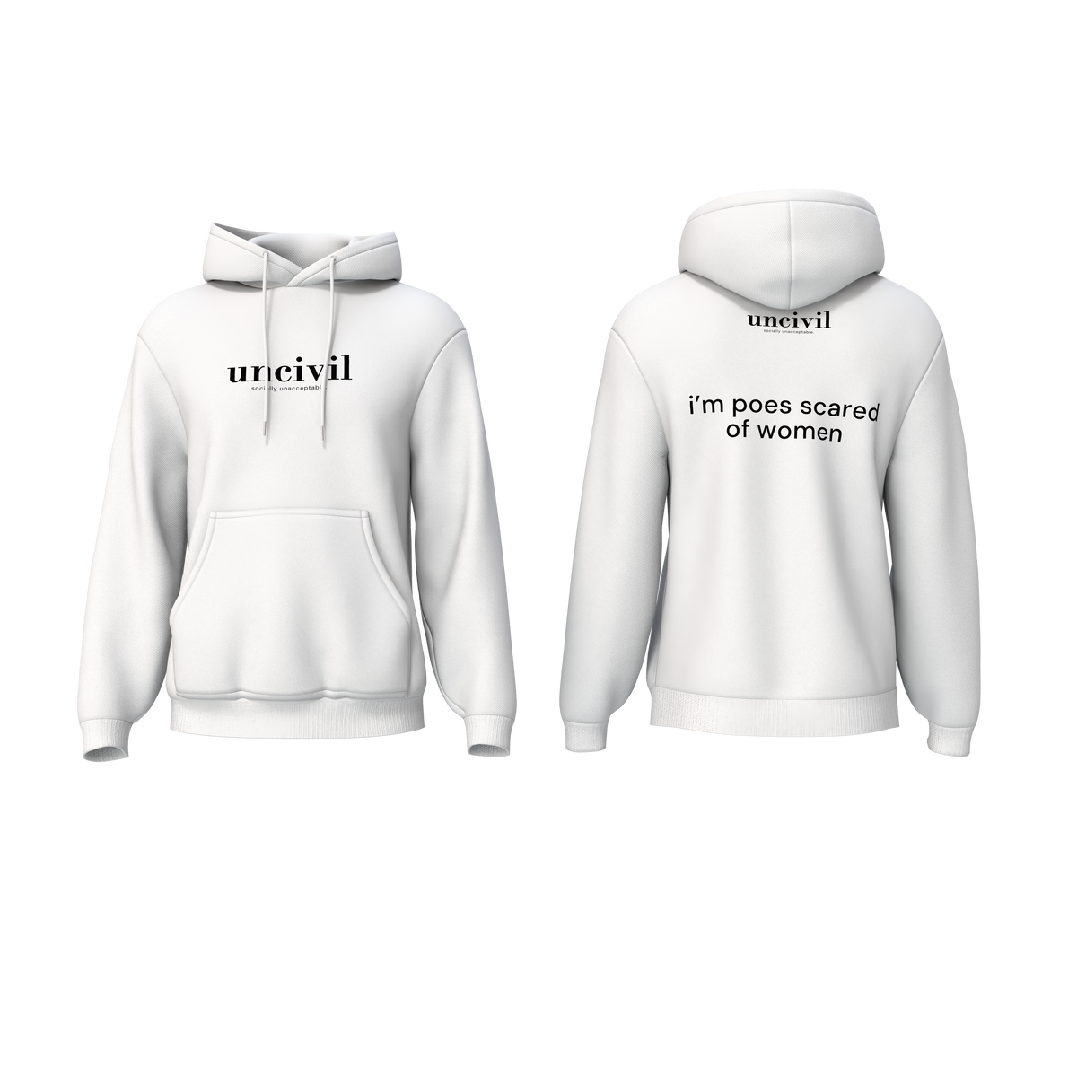 i’m poes scared of women — hoodie