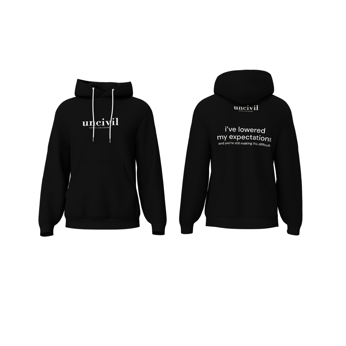 i’ve lowered my expectations — hoodie