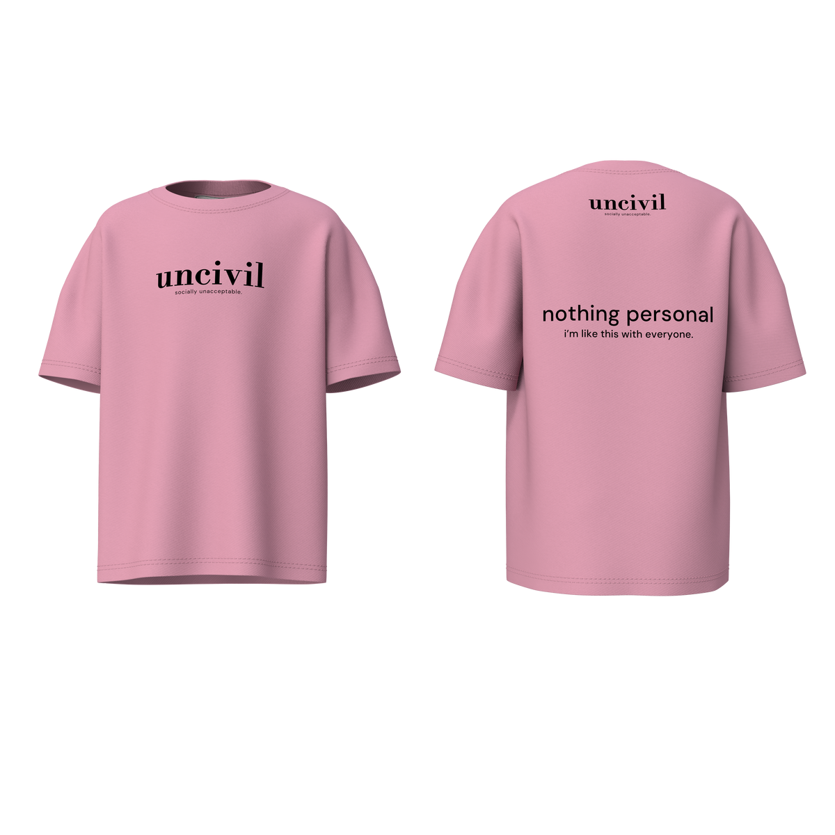 nothing personal — shirt