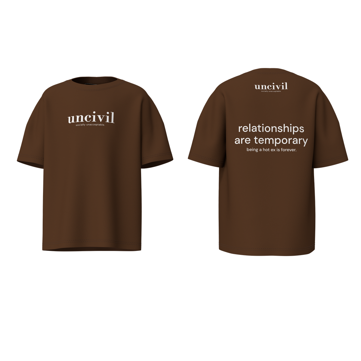 relationships are temporary — shirt