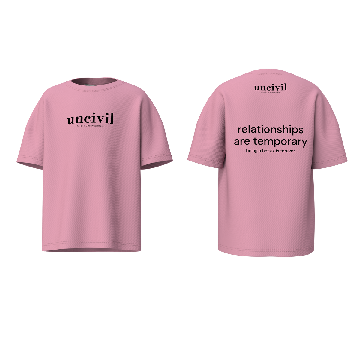 relationships are temporary — shirt