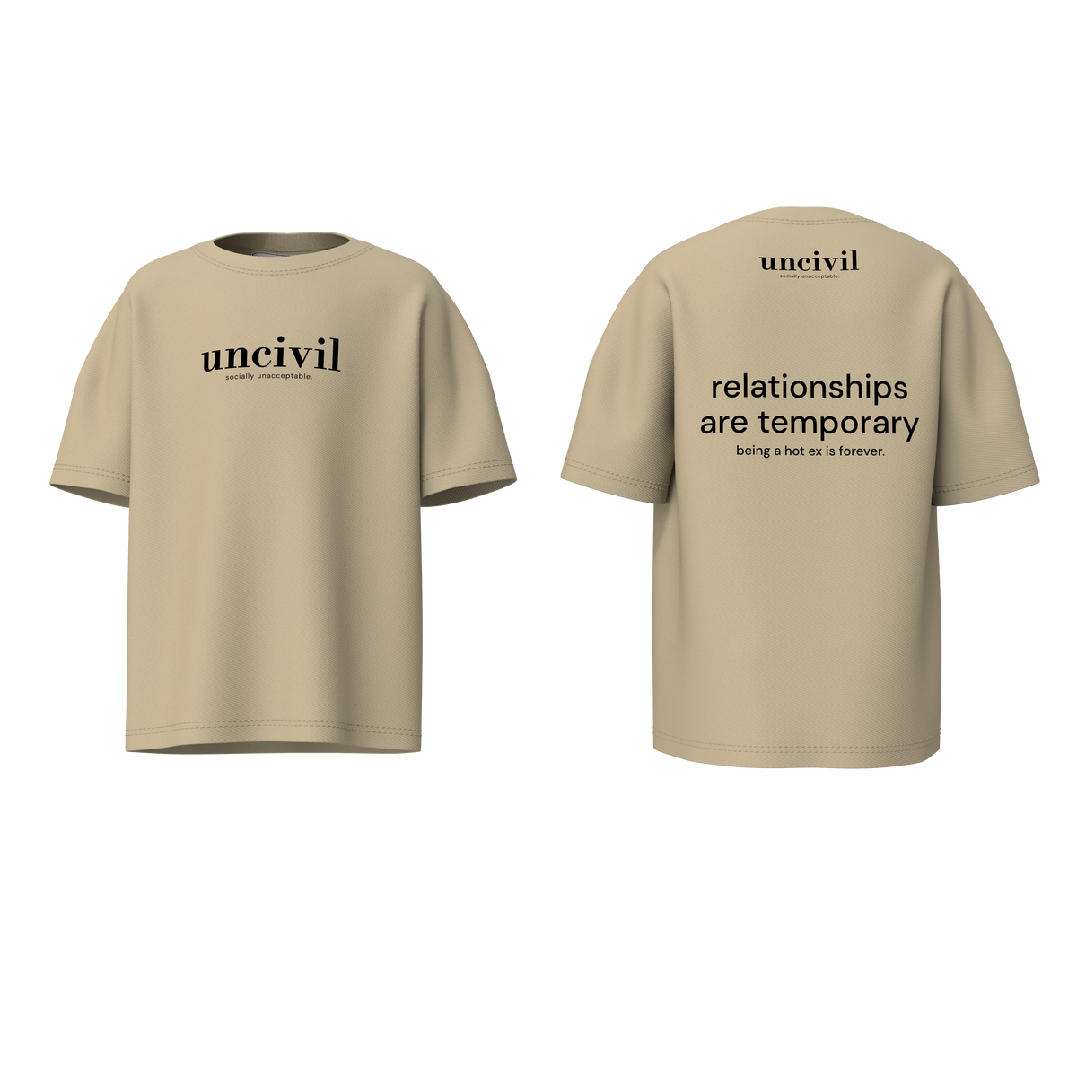relationships are temporary — shirt